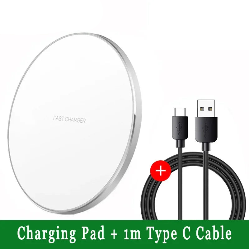100W Fast Wireless Charger Pad with LED Indicator - Onlytenbucks.com