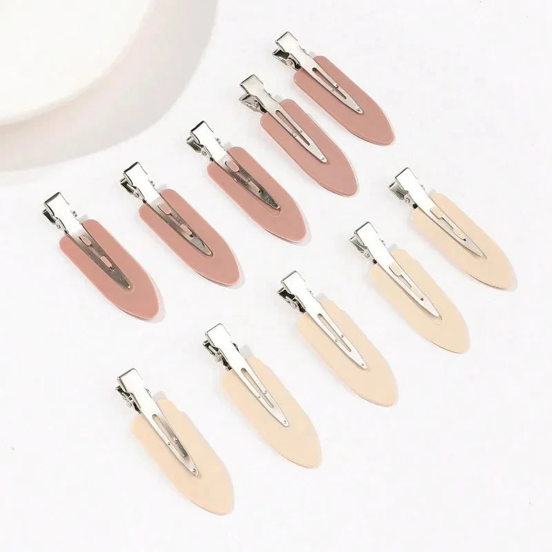 10pcs/set Women Hair Clips Side Bangs Fix FringeBarrette Makeup Tools Female Ladies G lifestyle view
