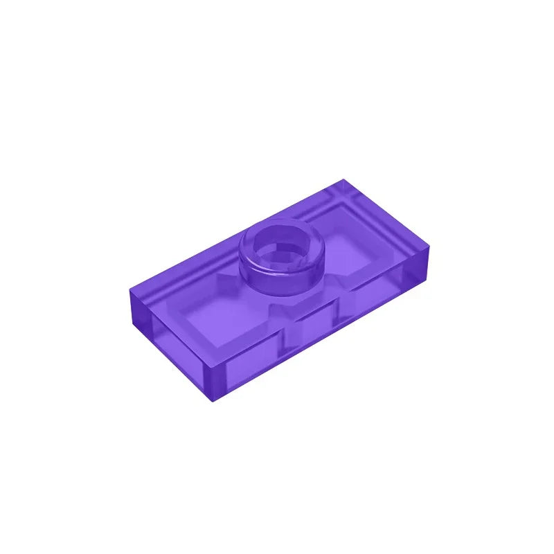 Gobricks PLATE 1X2 W. 1 KNOB | Modified Building Block Compatible with Lego 15573 alternate view