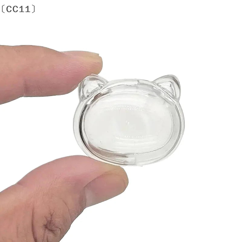 〔CC11〕2pcs Pet Hair Keepsake Box Transparent Dog Cat Fur Storage Box For DIY Memorial lifestyle view