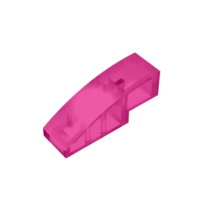 Gobricks GDS-657 Dachstein, gebogen 3 x 1 | Kompatibler Baustein für kreatives Bauen