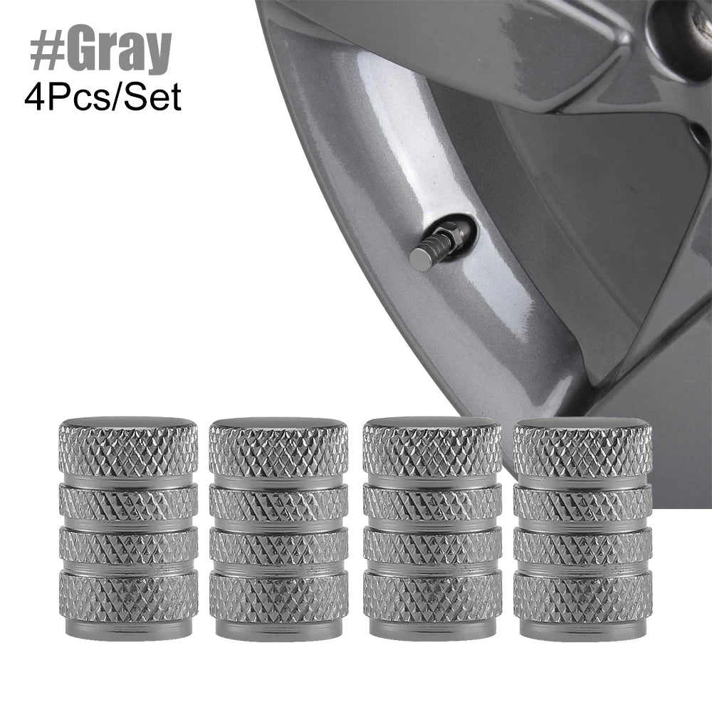Aluminum Tire Valve Caps, Dustproof Stem Covers for Car Truck Bike alternate view