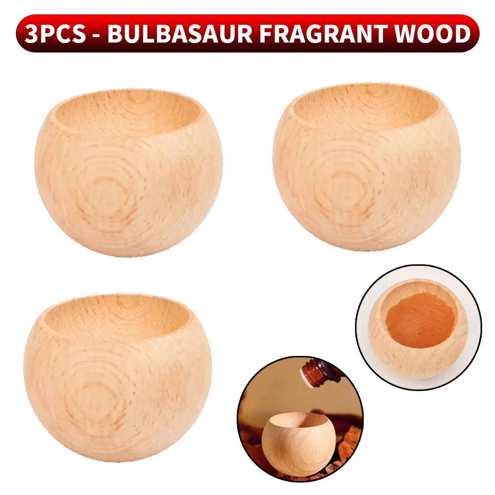 Creative Solid Wood Tumbler Fragrance Expander | Natural Reed Diffuser Set detail view