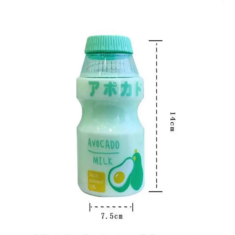 480ml Plastic Cute Yogurt Water Bottle Tour Drinking Bottle Yakult Shape Kawaii Mil additional angle