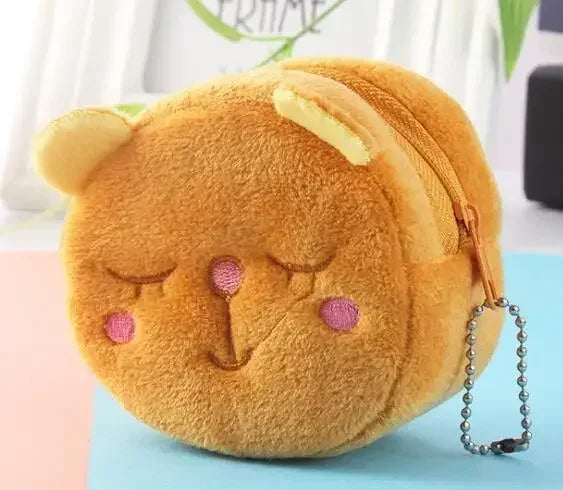 Cute Coin Purse with Keychain | Small Zipper Wallet for Change and Lipstick lifestyle view