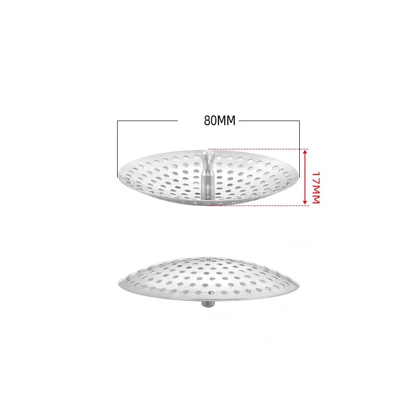 Kitchen Sink Strainer Stopper Stainless Steel Replacement Drain Filter Bathtub Hair C alternate view