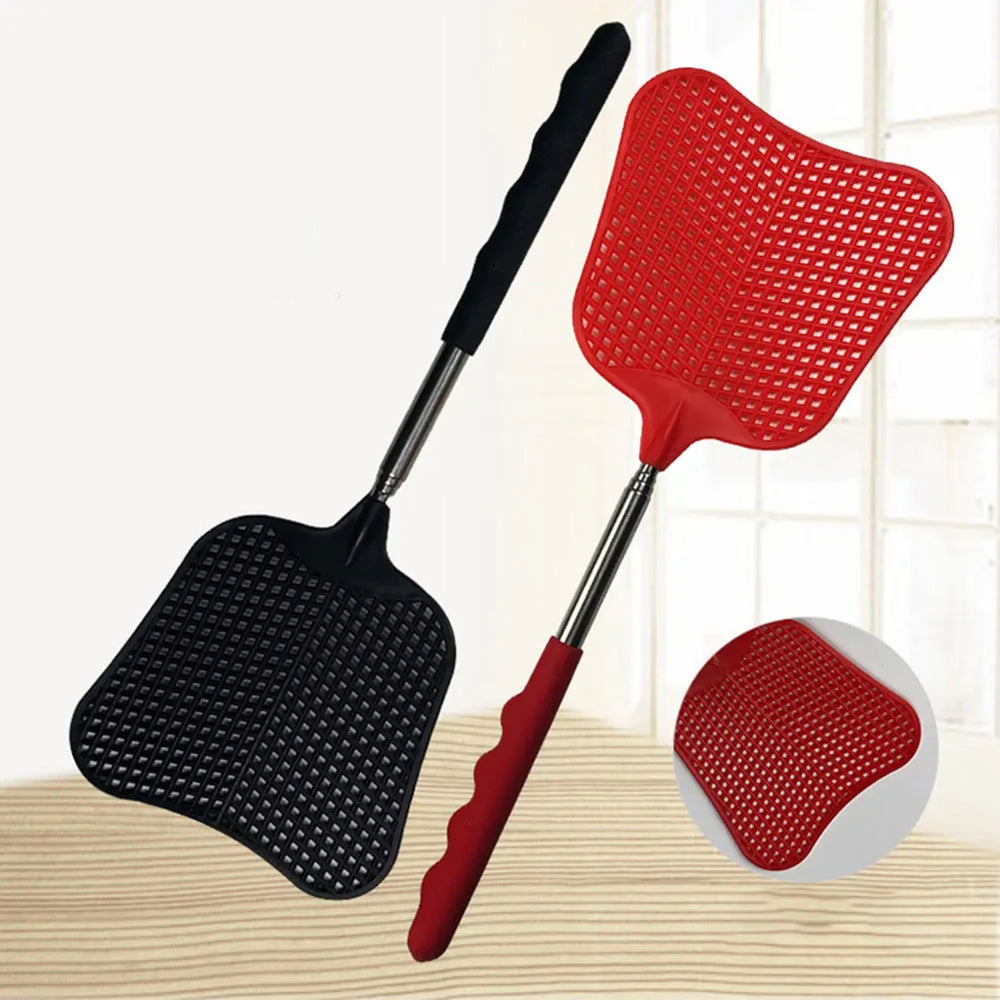 2Pcs Telescopic Fly Swatters with Anti-Slip Handle | Retractable Bug Killer Tools alternate view