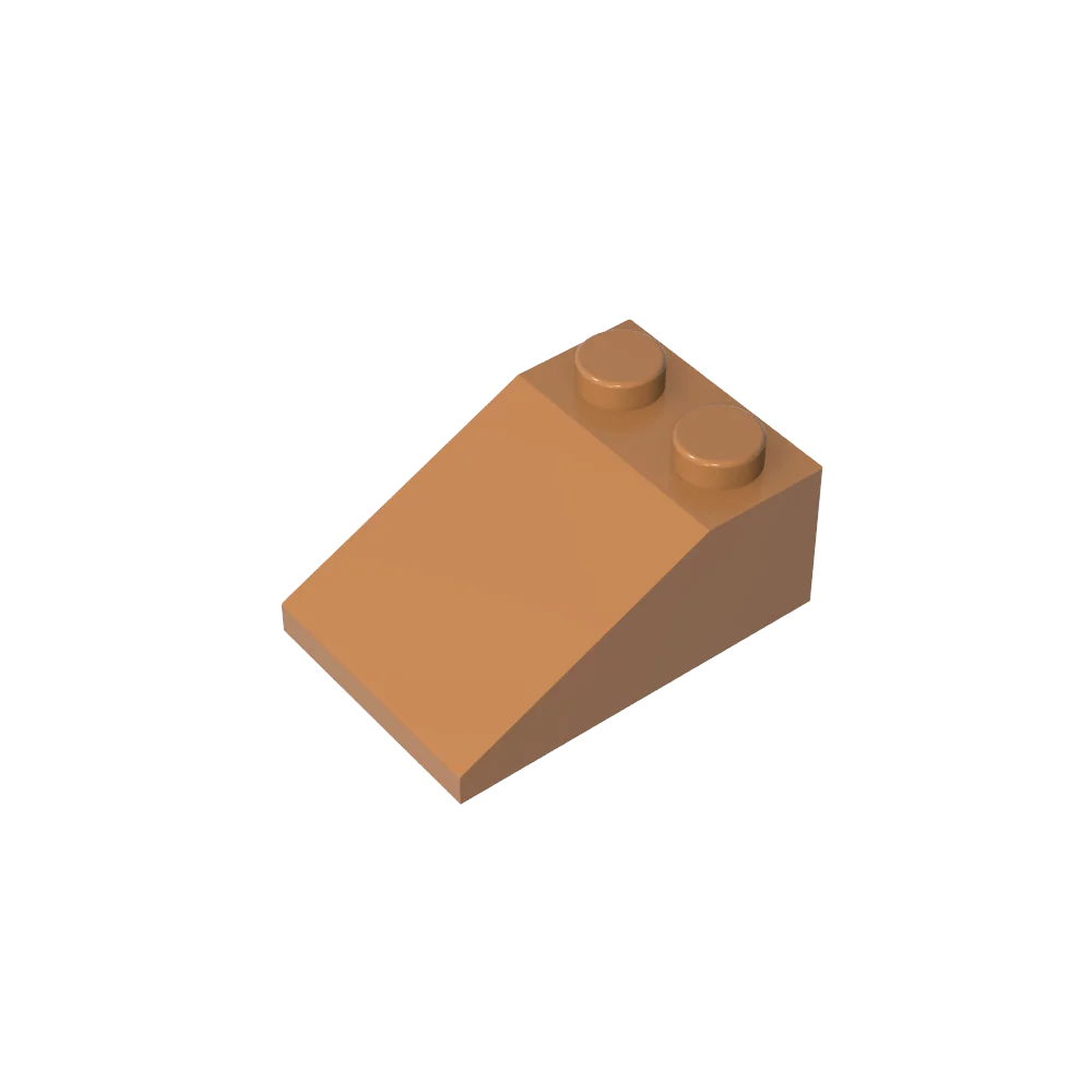 Gobricks Slope 33° 3 x 2 Building Block | Compatible with Lego 3298 close-up view