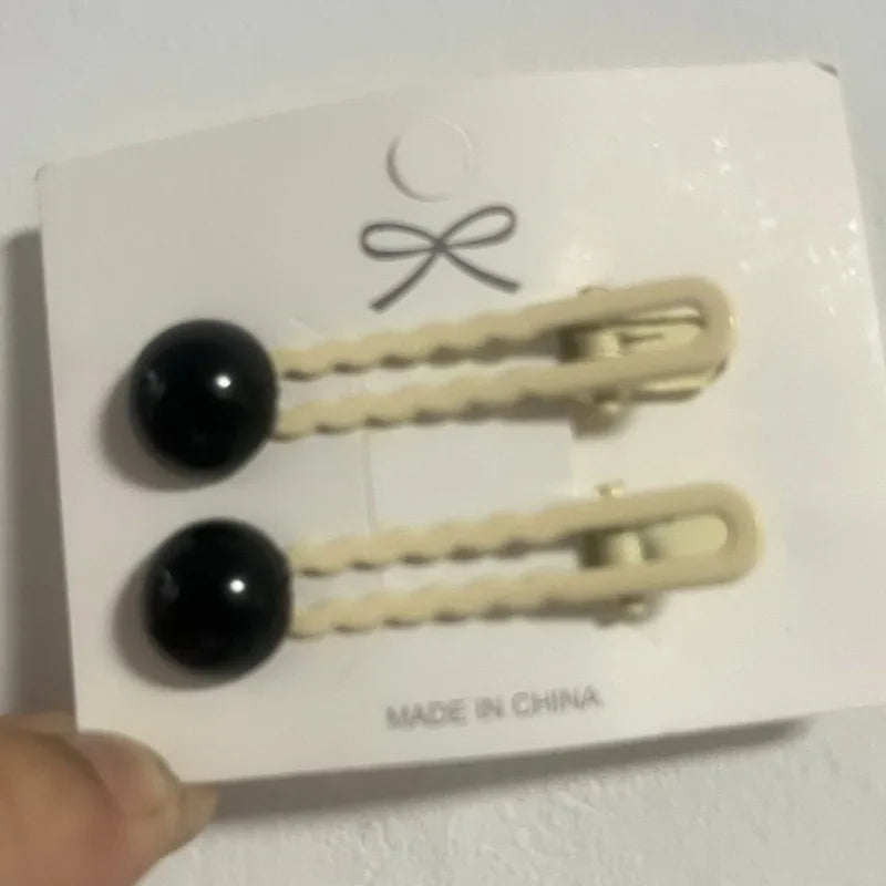2Pcs/Set Simple Hair Clips For Girls Cute Hair Barrettes Baby Hairpins Kids Headwear alternate view