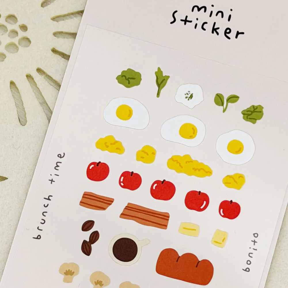 Mini Coffee Cartoon Stickers for Scrapbooking and DIY Journal | Cute Stationery Set alternate view
