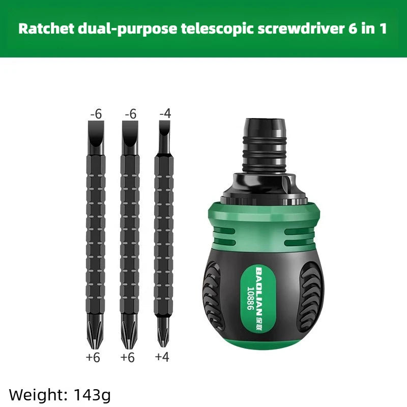 Ratchet Screwdriver Set with Multifunctional Adjustable Bits | Precision Hand Tool additional angle