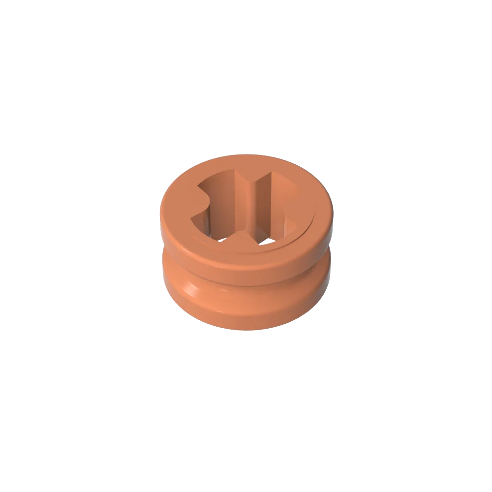 Gobricks GDS-616 Technical Bush 1/2 Smooth Building Blocks | Compatible with Lego 3212 close-up view