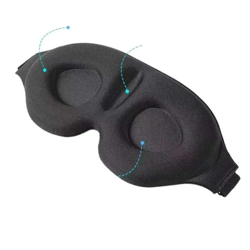 3D Contoured Sleep Mask | Memory Foam Blackout Eye Shade for Deep Rest alternate view