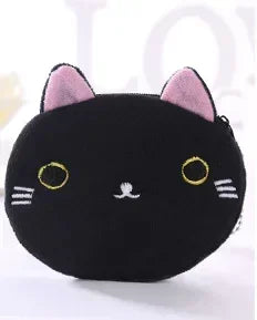 Cute Coin Purse with Keychain | Small Zipper Wallet for Change and Lipstick close-up view