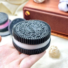 Squishy Handmade Silicone Cookies Fidget Toy | Slow Rebound Stress Relief Pinch Toy fo close-up view