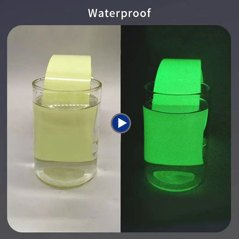 Glow-in-the-dark Tape | Self-adhesive Luminous Safety Warning Tape detail view