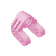 Gobricks GDS-1029 Axle and Pin Connector Perpendicular Split | Compatible with Lego 92 close-up view