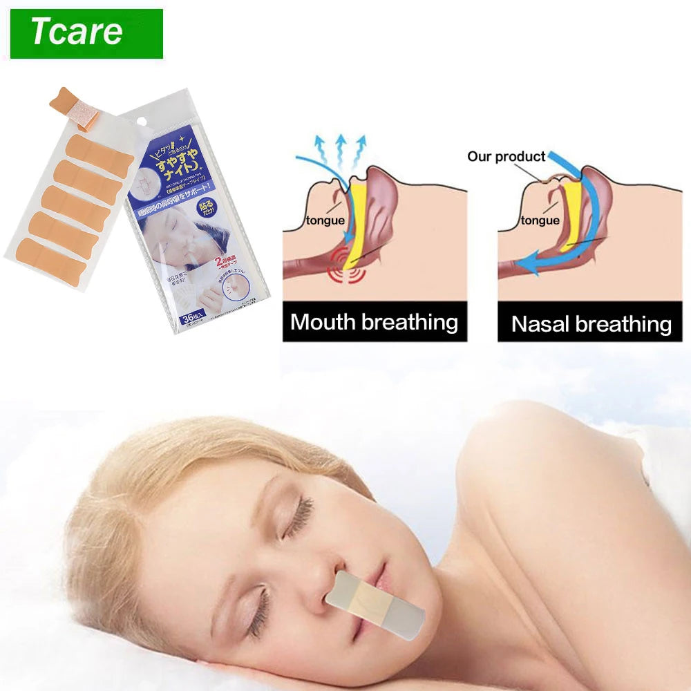 Anti-Snore Stickers 72 Pack | Nasal Strips for Snoring Relief