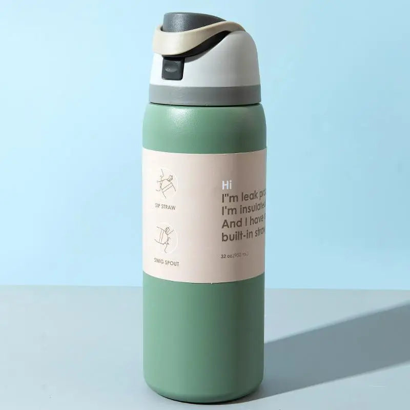 Vacuum Flasks & Thermoses Water Bottle Drinkware Thermo Tumbler Stainless Steel Thermal detail view