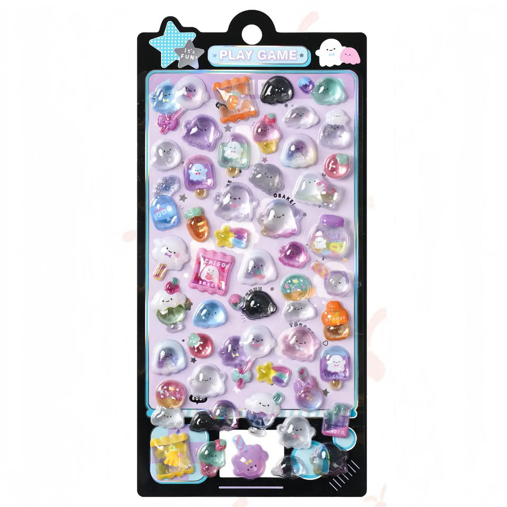 3D Food Stamping Seal Sticker | Japanese Anime Decorative Craft Stickers for Kids alternate view