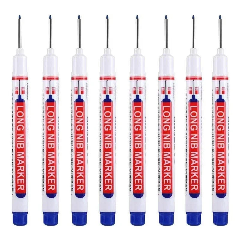 20mm Deep Hole Long Nib Markers Set | Multi-Purpose Perforating Pen for Metal, Wood, and detail view