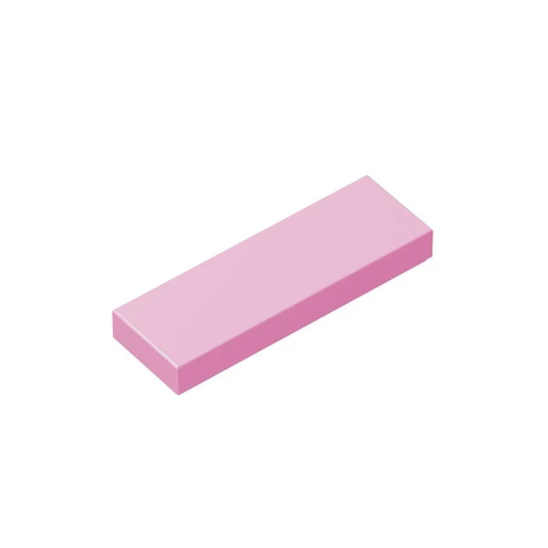 Gobricks GDS-562 Tile 1 x 3 Building Blocks | Compatible with Lego 63864 close-up view