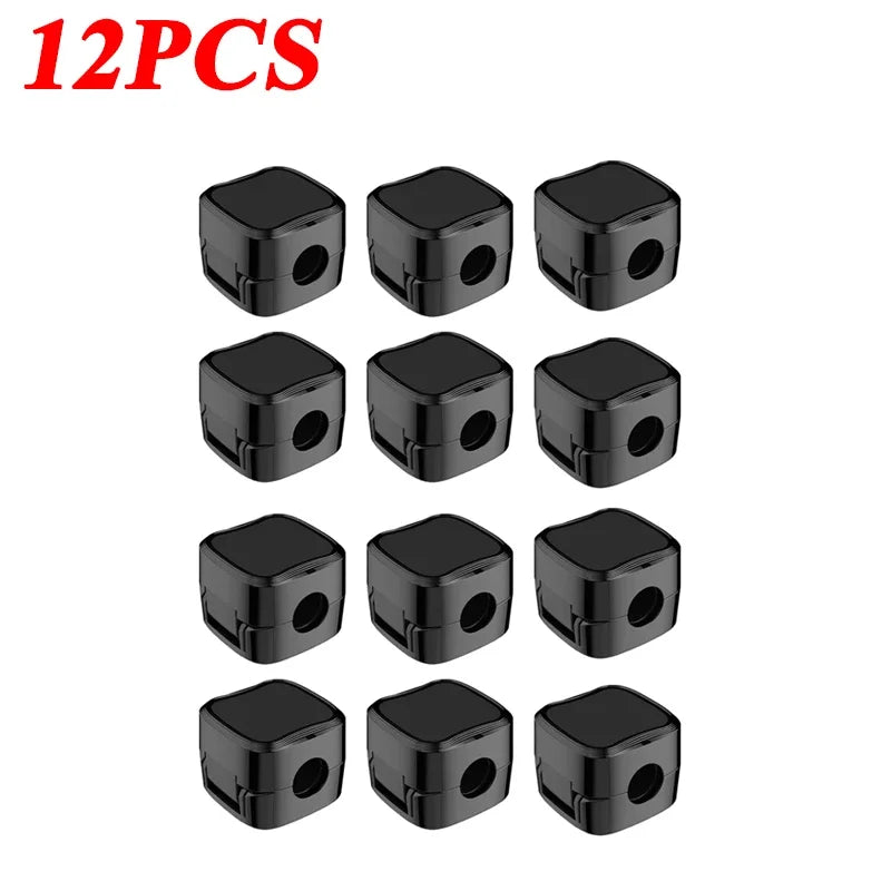 1/3/6/12PCS Magnetic Cable Organizer Clip Cord Holder Adhesive Wire Keeper Organize additional angle