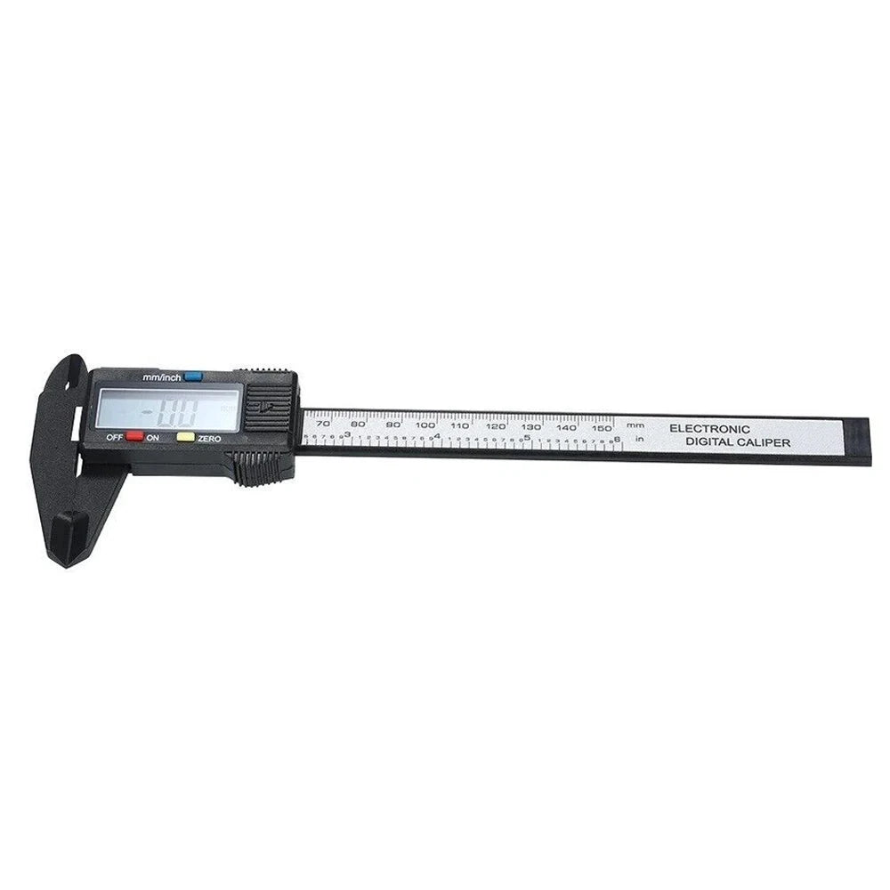 1PC Mini Plastic Vernier Caliper | 0 to 150mm Student Measuring Tool close-up view