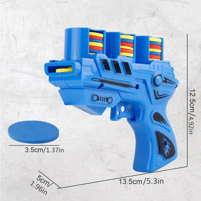 Kids Soft Catapult Flying Saucer Gun Toy | EVA Foam Shooting Toy for Parent-Child Pla lifestyle view