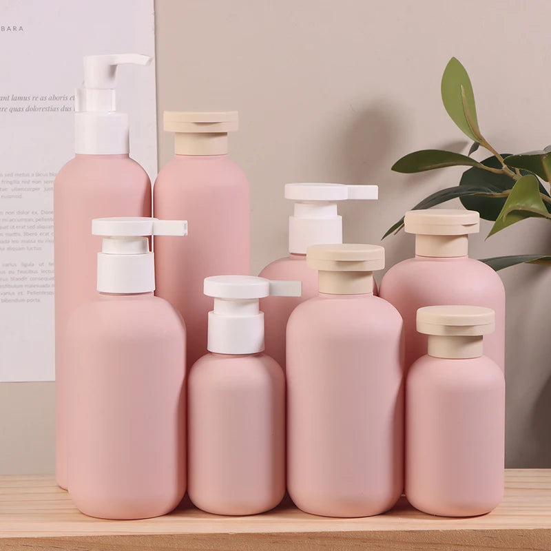 100ML-300ML PE Plastic Shampoo Shower Gel Foaming Soap Dispensers Refillable Bottles alternate view