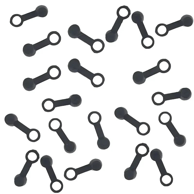 10Pcs 8mm Car Brake Pump Dust Cap Oil Drain Screw Cap Brake Caliper Bleed Nipple Black Screw Dust Caps Cover Rubber Motorcycle