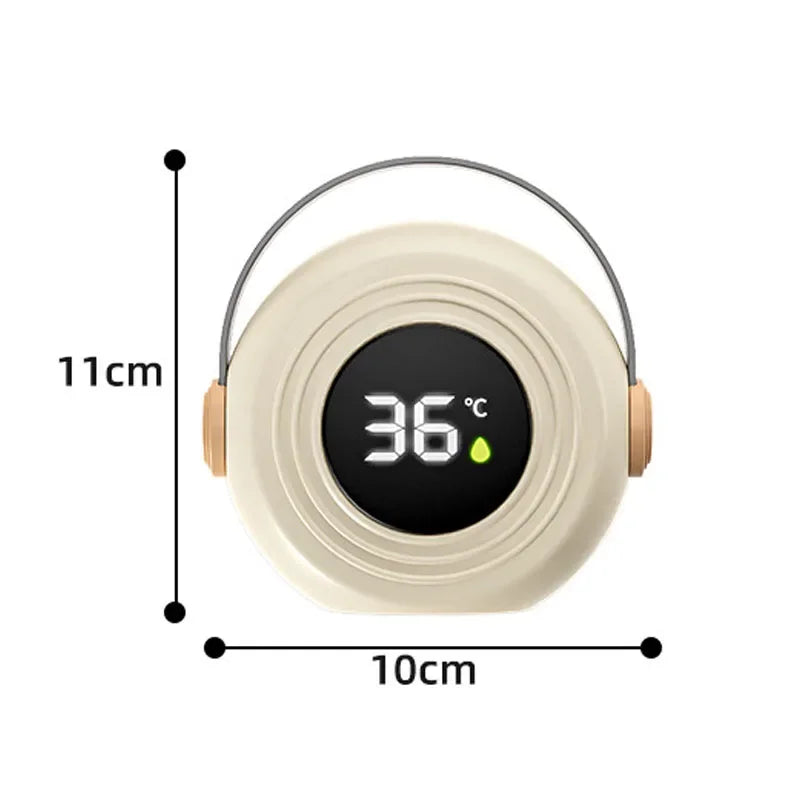 JUSTLANG Blue Seal Baby Bathtub Water Thermometer | Safe LED Temperature Sensor for Kids detail view