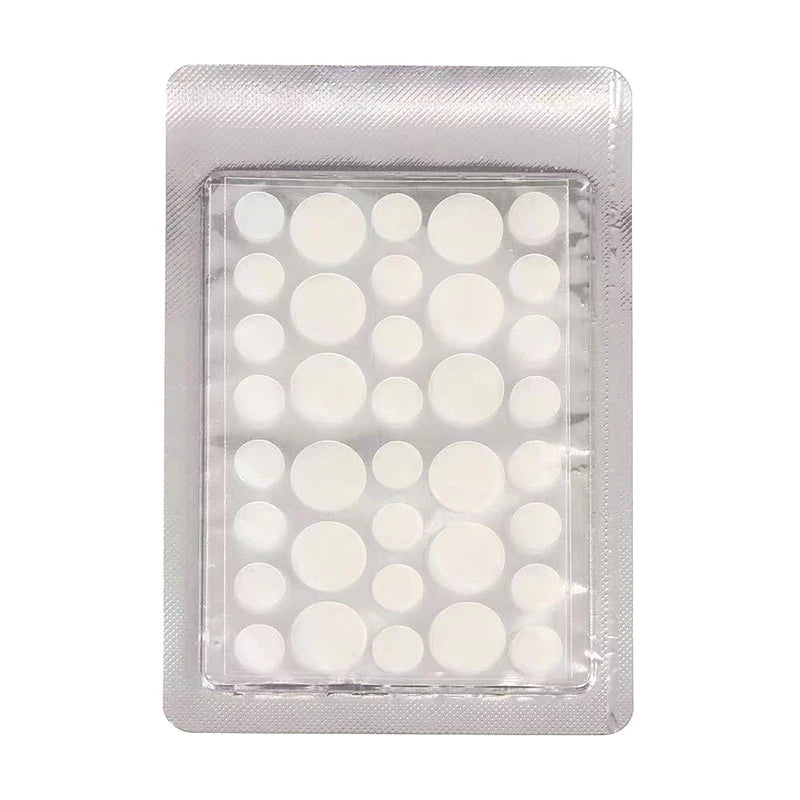 24pcs/36pcs Round Hydrogel Invisible Acne Sticker | Skin Care & Makeup Cover Patches lifestyle view