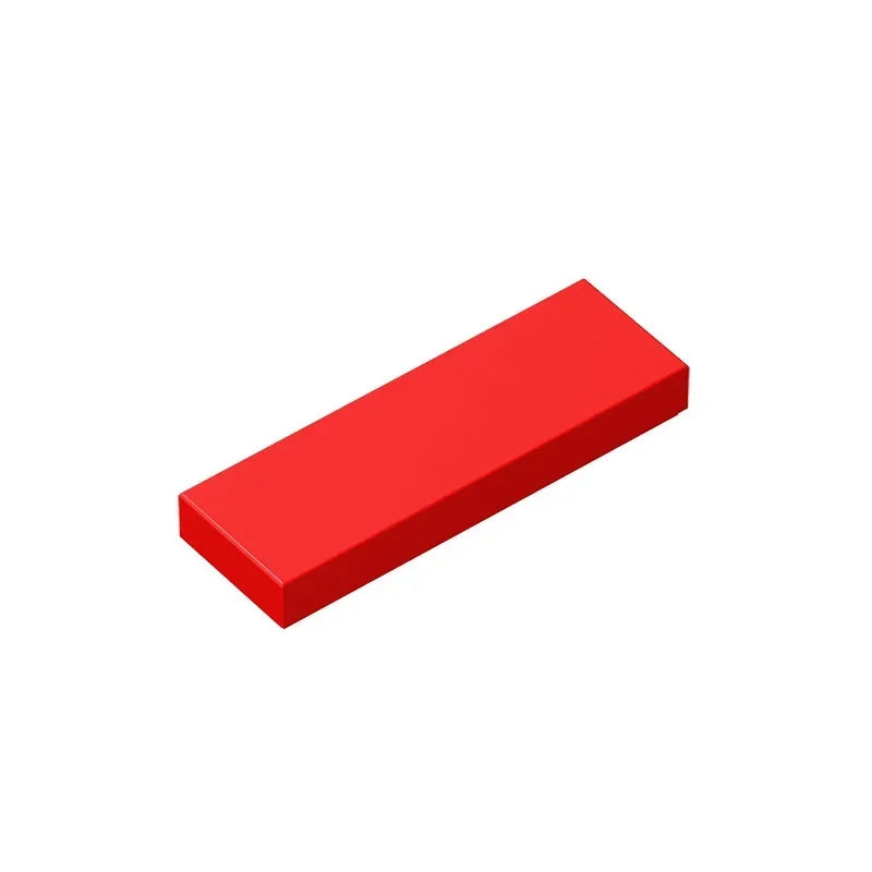 Gobricks GDS-562 Tile 1 x 3 Building Blocks | Compatible with Lego 63864 close-up view