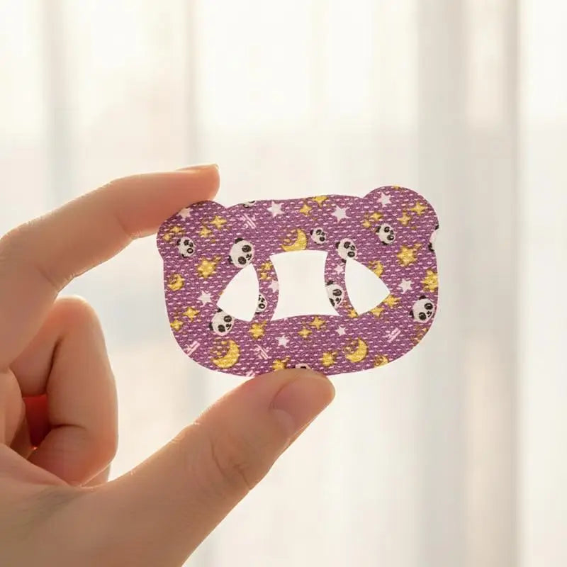Childrens Anti Snoring Stickers | Cartoon Bear O-Shaped Mouth Patch for Sleep lifestyle view