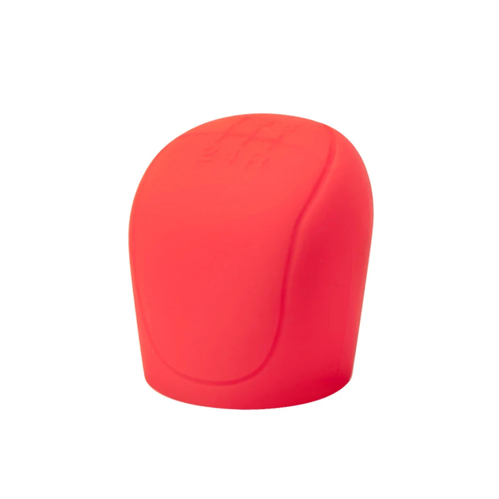 Silicone Gear Shift Knob Cover Non Slip Handbrake Grip close-up view
