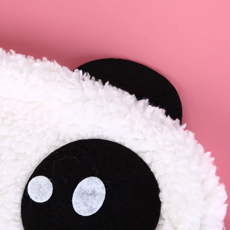 Cartoon Panda Sleep Eye Mask | Light Blocking Cotton Eyeshade for Relaxation additional angle