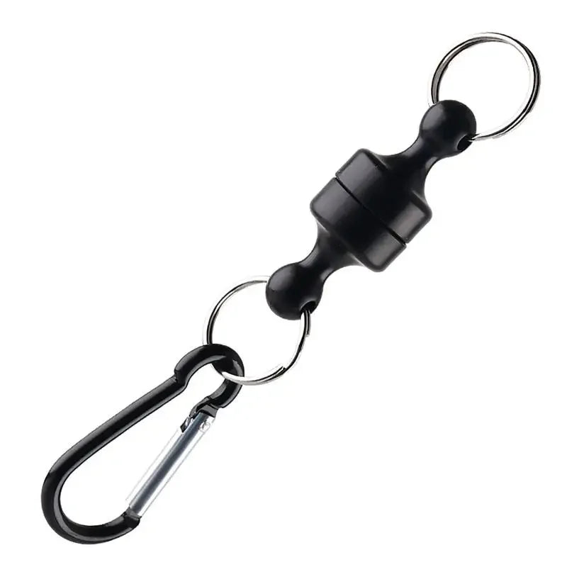 Fishing Magnetic Buckle With Keychain Carabiner Anti-falling Outdoor Fishing Clip Fish close-up view