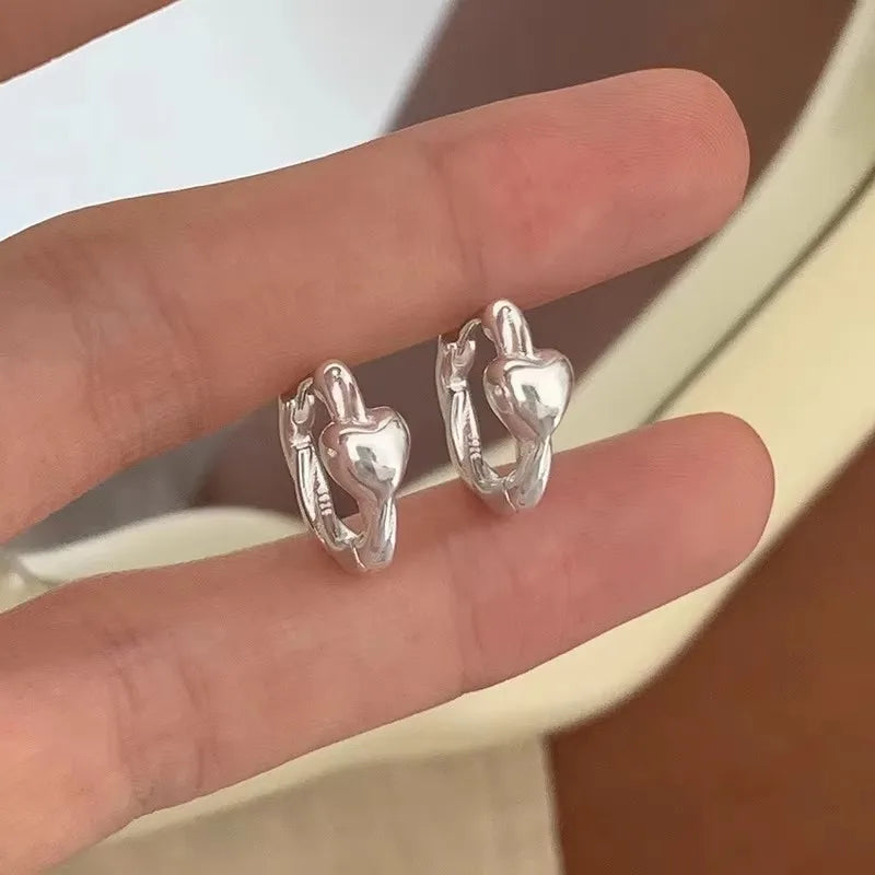 PANJBJ 925 Sterling Silver Bow Knot Earring for Women Texture Tassels Sweet Romantic K close-up view