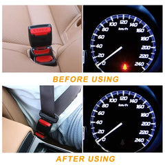 Car Safety Seat Belt Clip Extender Seatbelt Lock Buckle Plug Thick Insert Socket Conve close-up view