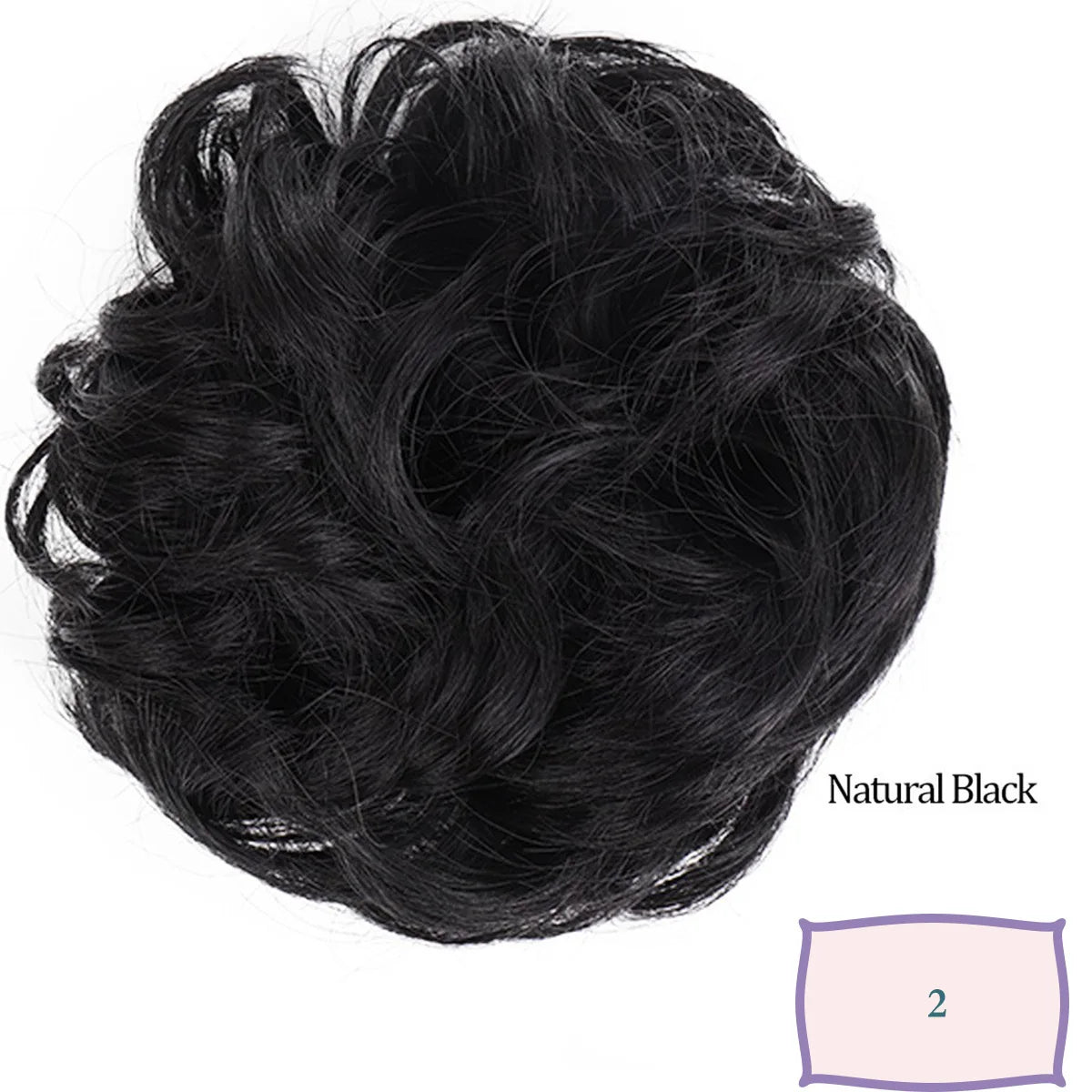 Synthetic Messy Hair Bun Chignon Scrunchies Fake Hair Band Braid Elastic Hairpiece Ta lifestyle view