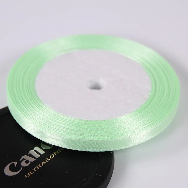 22 Meters/Roll 6mm Silk Satin Ribbons Christmas Halloween Birthday Party Gift Wrappin lifestyle view