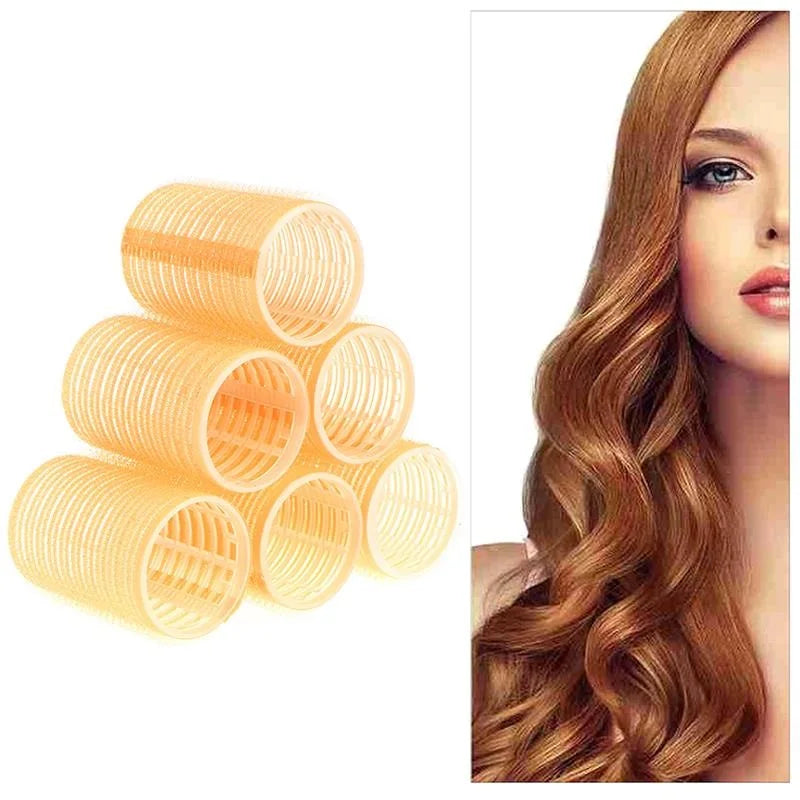 Hair Volume Curlers No Heat Self-Grip Hair Holding Rollers Heatless Curls Modeler Salon detail view