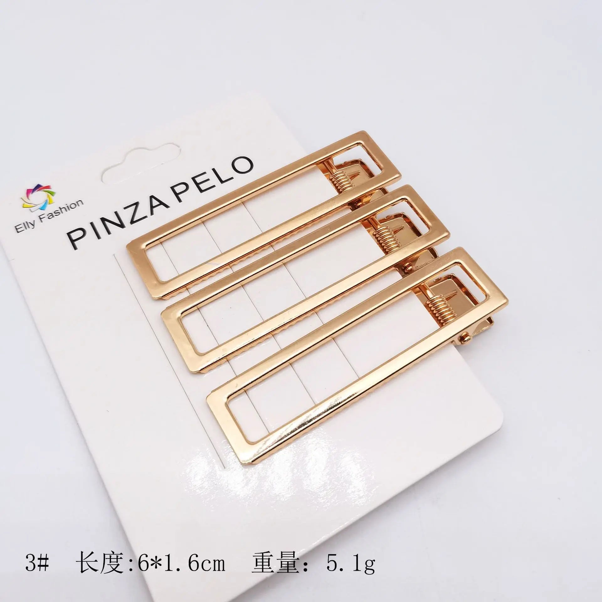 3pcs/set  Elegant Hair Clips Crab Hollowing Out Hairpin Metal Geometric Hair Claw Barrette Women Girls Korean Hair Styling Tools