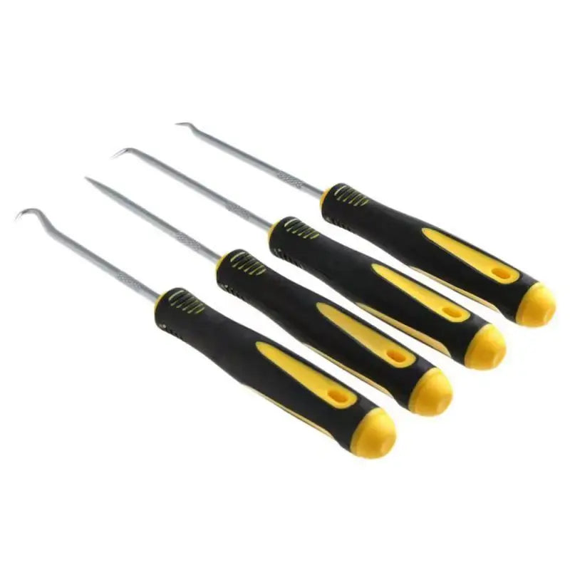 4 Pieces Long Pick & Hook Set Gasket Puller Pick Tools for Removing Car Auto Oil Seal O- detail view