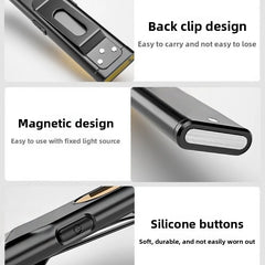 Portable Rechargeable Mini LED Keychain Flashlight 800LM Magnetic Pocket Torch Light f close-up view