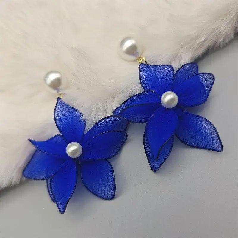 1 Pair Trendy Elegant Ear Accessories Jewelry Temperament Exaggerated Imitation Pearl alternate view