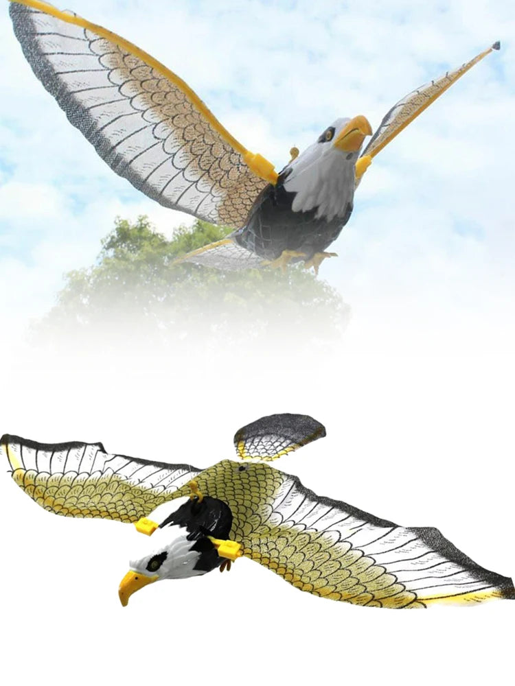 Hanging Eagle Hawk Bird Scarer Deterrent | Garden Pest Protection Decoy alternate view