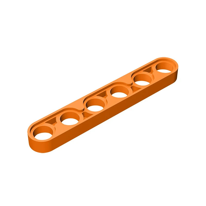 Gobricks GDS-694 Technical Liftarm Thin 1 x 6 | Compatible Building Block Piece additional angle