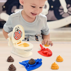 Poop Toys Desktop Game,Catapult Toilet Gathering Game Two Person Interaction Toy Kids Ea detail view